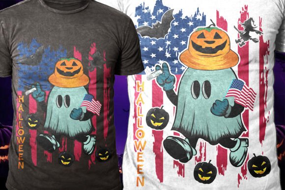 Best Halloween Boo Graphic Print T-shirt for Spooky Season