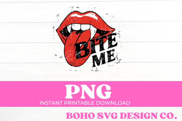 Bite Me Png: A Vampire Graphic for Bold Designs