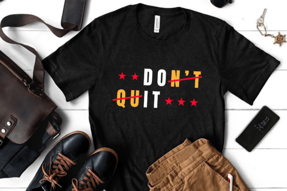 Don't Quit: A Graphic Design Kit for Bold Motivation