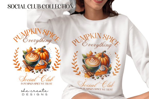 Embrace Autumn's Vibe: The Pumpkin Spice Everything Graphic