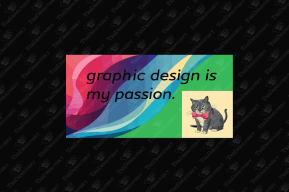 Graphic Design is My Passion Retro Meme: A Design Asset with Attitude