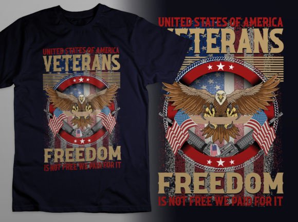 Honoring Service: The Power of the USA Veterans Graphic T-Shirt Design