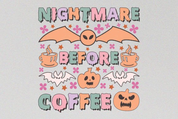 Nightmare Halloween Sublimation Graphic: A Complete Design Asset