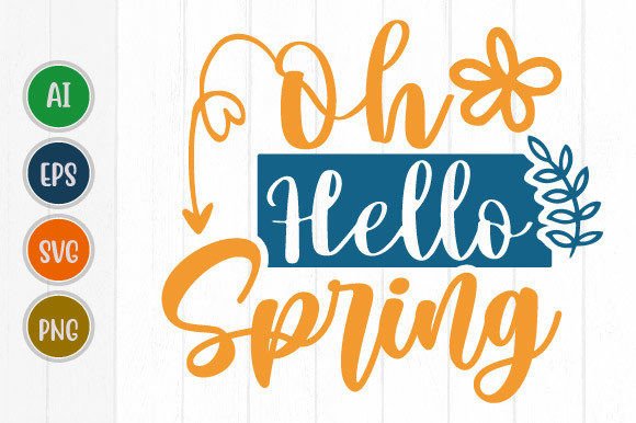 Oh Hello Spring Graphic Template: Fresh Design Assets for Your Projects