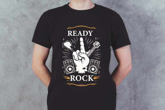 Ready Rock Graphic Design SVG Vector: Bold Creativity Unleashed