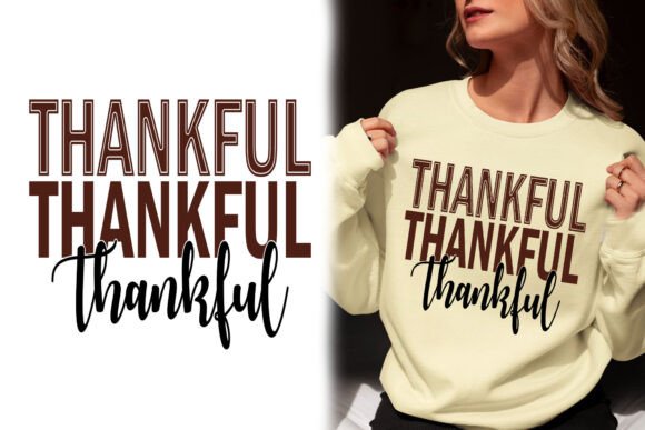 Thankful Graphic Design for Thanksgiving